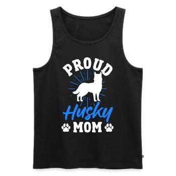 Husky Sibe Fier Husky Mama Dog Lovers - Débardeur bio Premium Homme - noir - Devant - Michal (187cm)