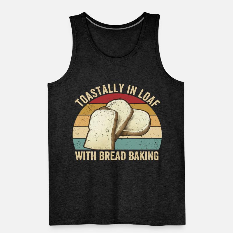Funny bread baker Men's Premium Organic Tank Top