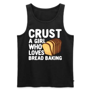 Funny bread baker - Men's Premium Organic Tank Top - black - Front - Michal (187cm)
