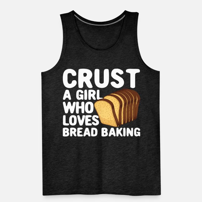 Funny bread baker Men's Premium Organic Tank Top