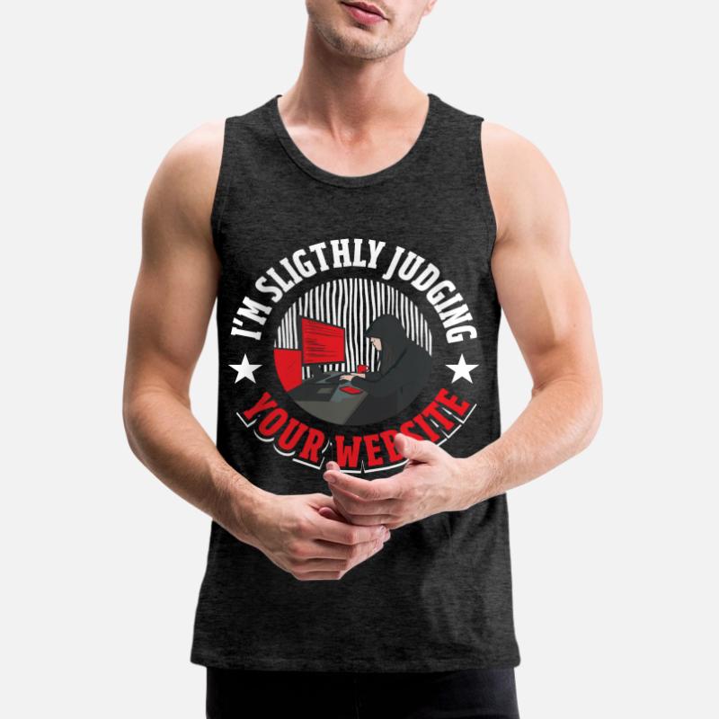 Software Developer Coder Men's Premium Organic Tank Top