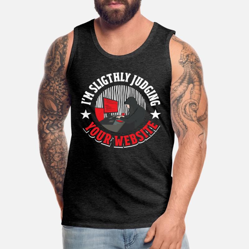 Software Developer Coder Men's Premium Organic Tank Top