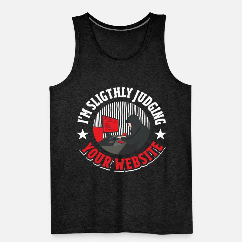 Software Developer Coder Men's Premium Organic Tank Top