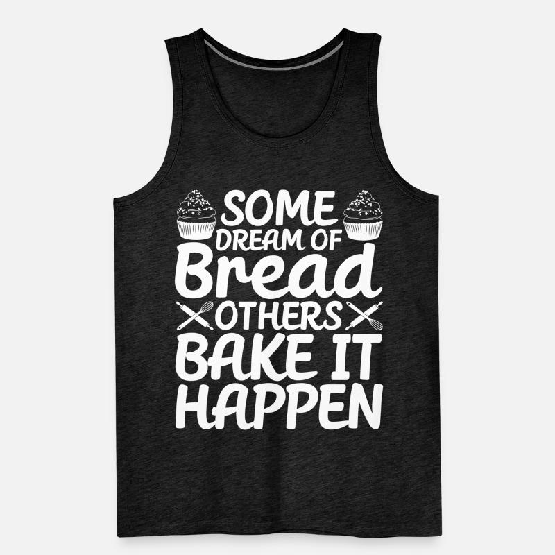 Funny bread baker Men's Premium Organic Tank Top
