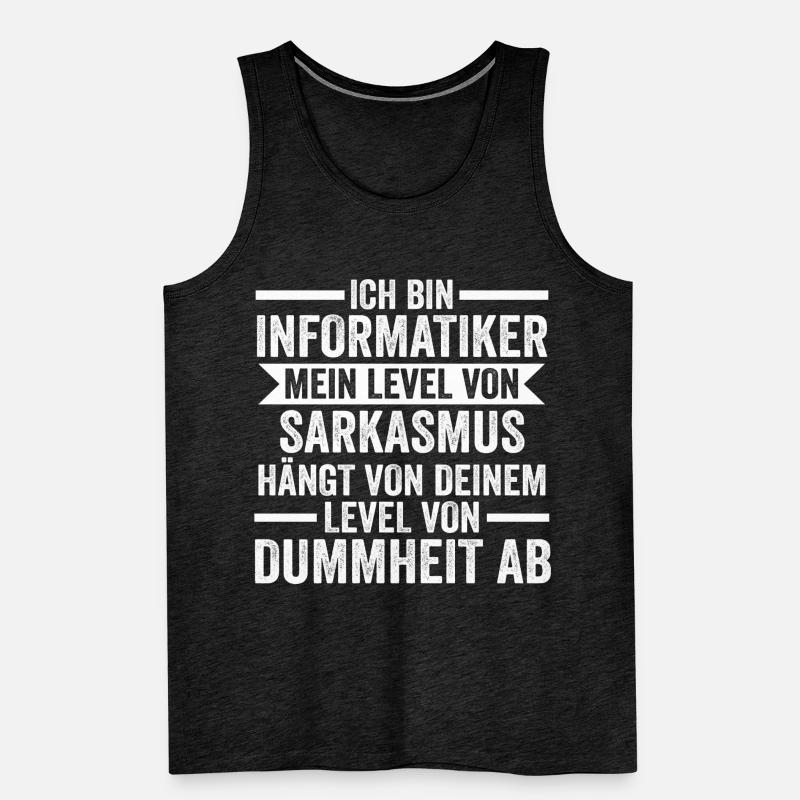 IT Fachmann Informatiker Informatik Programmierer Männer Premium Bio Tank Top