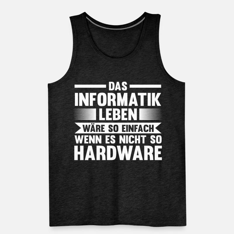 IT Fachmann Informatik Informatiker Programmierer Männer Premium Bio Tank Top