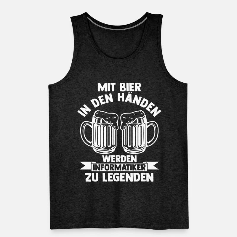 Bier Informatik Programmierer Informatiker Männer Premium Bio Tank Top