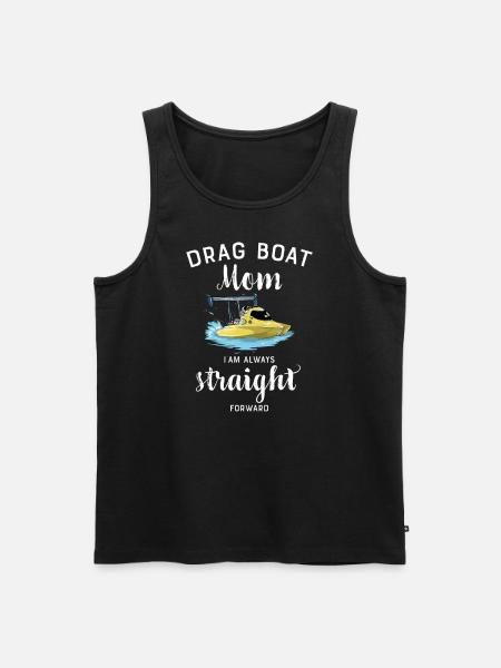 Drag Boat Racing I Drag Boat Driver Motorówka - Ekologiczny tank top męski Premium - czarny