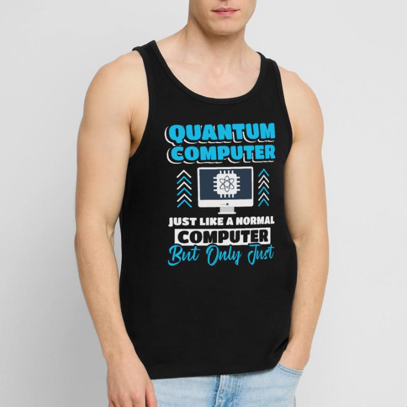 Quantum Computer Quantum Computing Men's Premium Organic Tank Top
