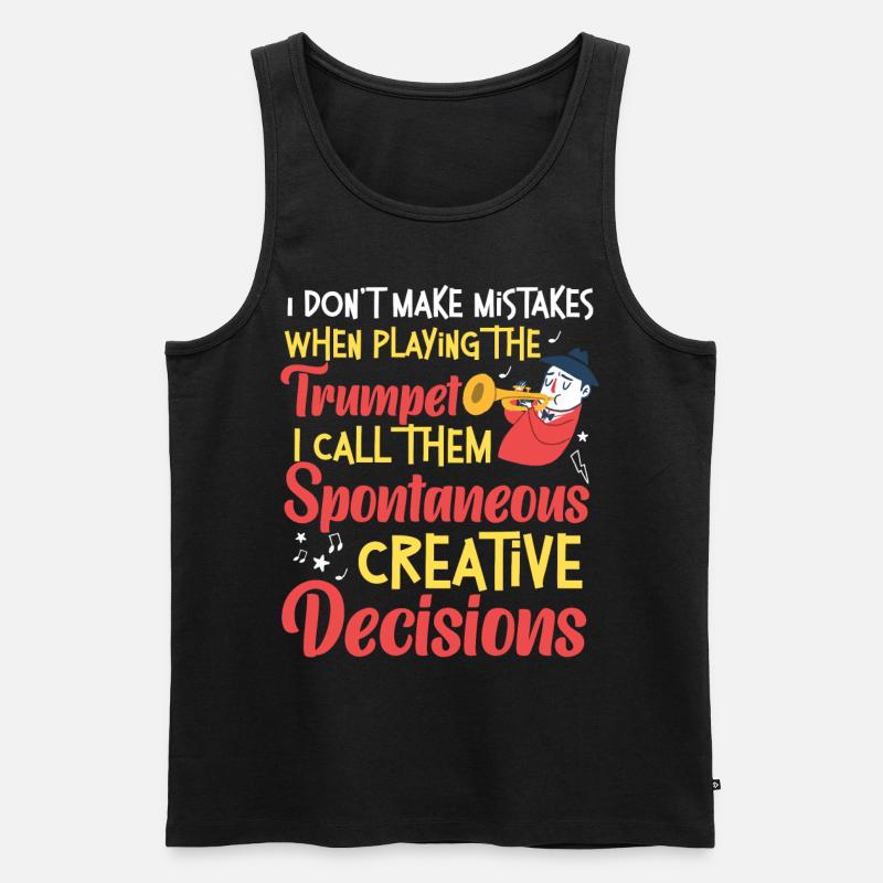 Trumpet Player I Don't Make - Männer Premium Bio Tank Top - Schwarz