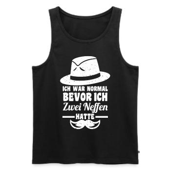 Patenonkel Pate Onkel - Männer Premium Bio Tank Top - Schwarz - Vorne - Michal (187cm)