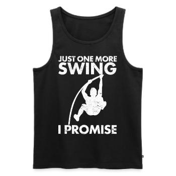 Fun Pole Vault Pole Vault - Men's Premium Organic Tank Top - black - Front - Michal (187cm)