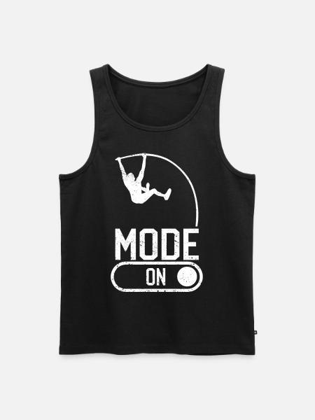 Fun Pole Vault Pole Vault - Men's Premium Organic Tank Top - black