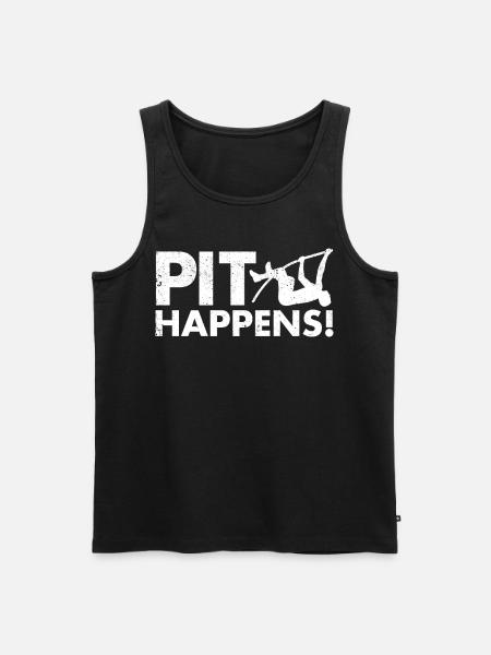 Fun Pole Vault Pole Vault - Men's Premium Organic Tank Top - black