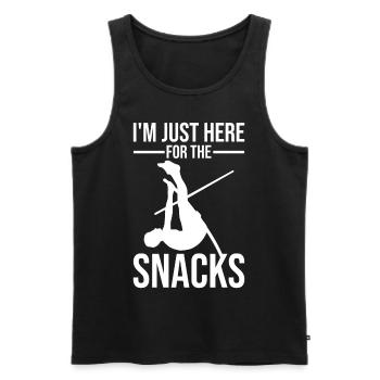 Lustiger Stabhochsprung Stabhochsprung - Männer Premium Bio Tank Top - Schwarz - Vorne - AI Model Male 178 light (178cm)