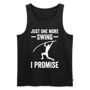 Fun Pole Vault Pole Vault - Men's Premium Organic Tank Top - black - Front - Michal (187cm)