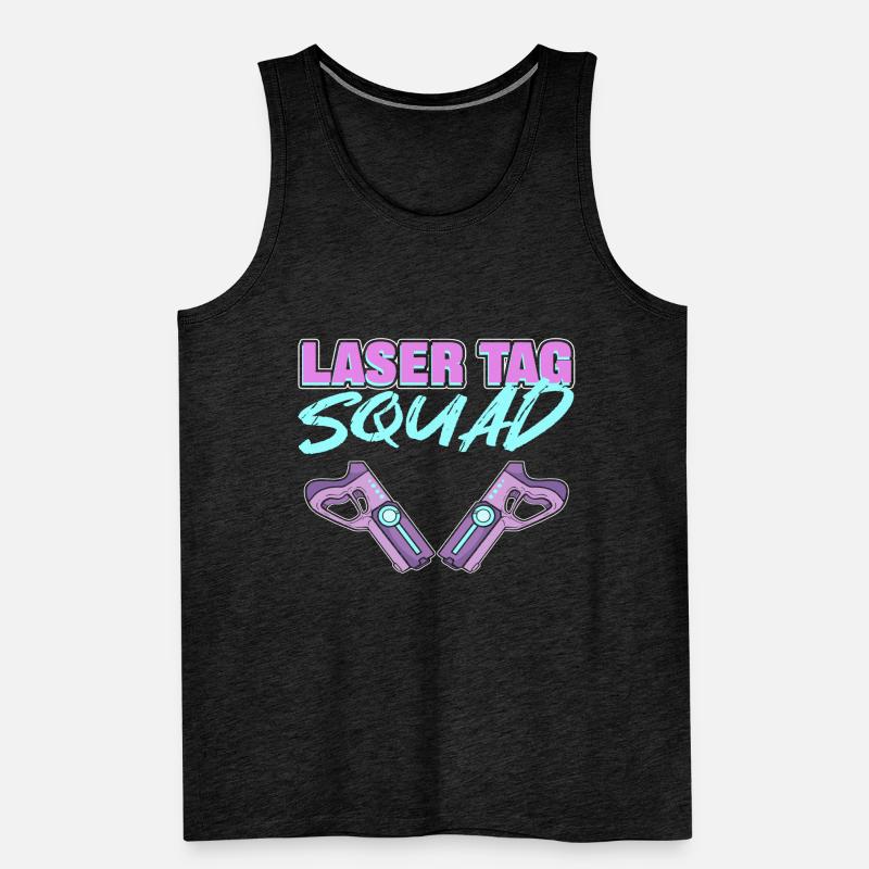 Laser Tag Squad Men's Premium Organic Tank Top