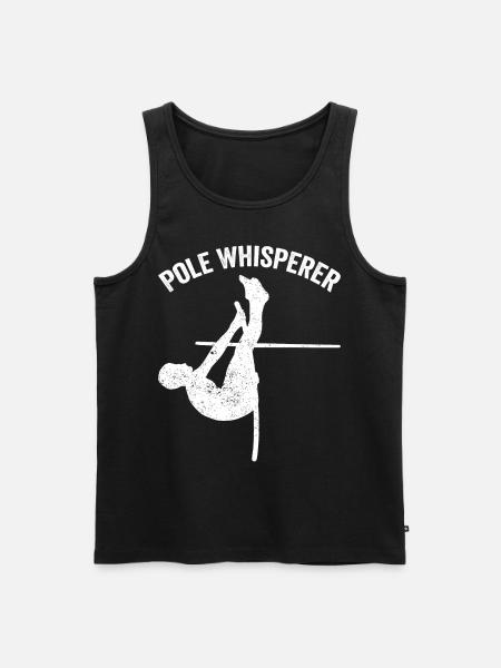 Fun Pole Vault Pole Vault - Men's Premium Organic Tank Top - black