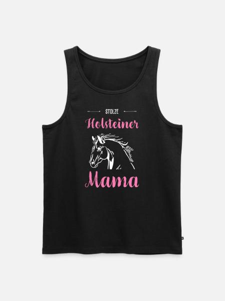 Holsteiner I Pony Horse Saying Motif for Rider - Men's Premium Organic Tank Top - black