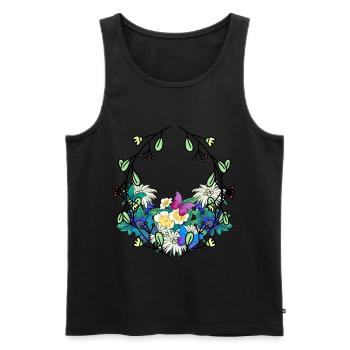 Early Spring Season Nature Lovers Environment - Men's Premium Organic Tank Top - black - Front - Michal (187cm)
