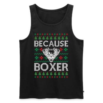 Mechanic V8 Engine Car Tuning Ugly Christmas - Bec - Männer Premium Bio Tank Top - Schwarz - Vorne - AI Model Male 178 light (178cm)