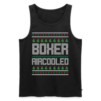 Engine Car Tuning Ugly Christmas - Boxer Aircooled - Männer Premium Bio Tank Top - Schwarz - Vorne - AI Model Male 178 light (178cm)