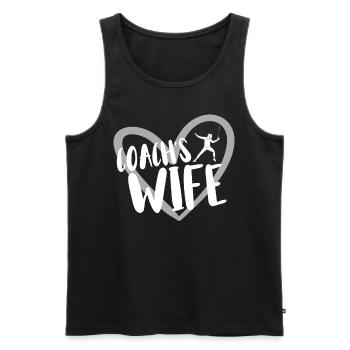Fencing épée fencing duel gift idea - Men's Premium Organic Tank Top - black - Front - AI Model Male 178 light (178cm)
