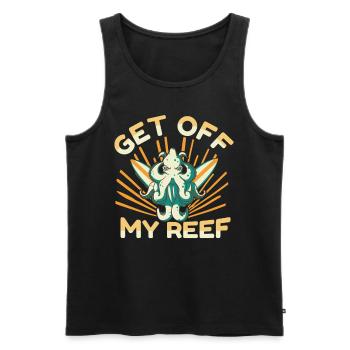 Octopus Octopus Sea Tentacle Octopus Octopus Octopus - Men's Premium Organic Tank Top - black - Front - AI Model Male 178 light (178cm)