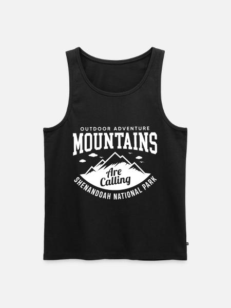 Mountains Shenandoah National Park Souvenir Virginia Wa - Men's Premium Organic Tank Top - black