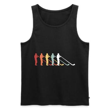 Musikinstrument Alphorn Schweizer Musikant Schweiz - Männer Premium Bio Tank Top - Schwarz - Vorne - Michal (187cm)