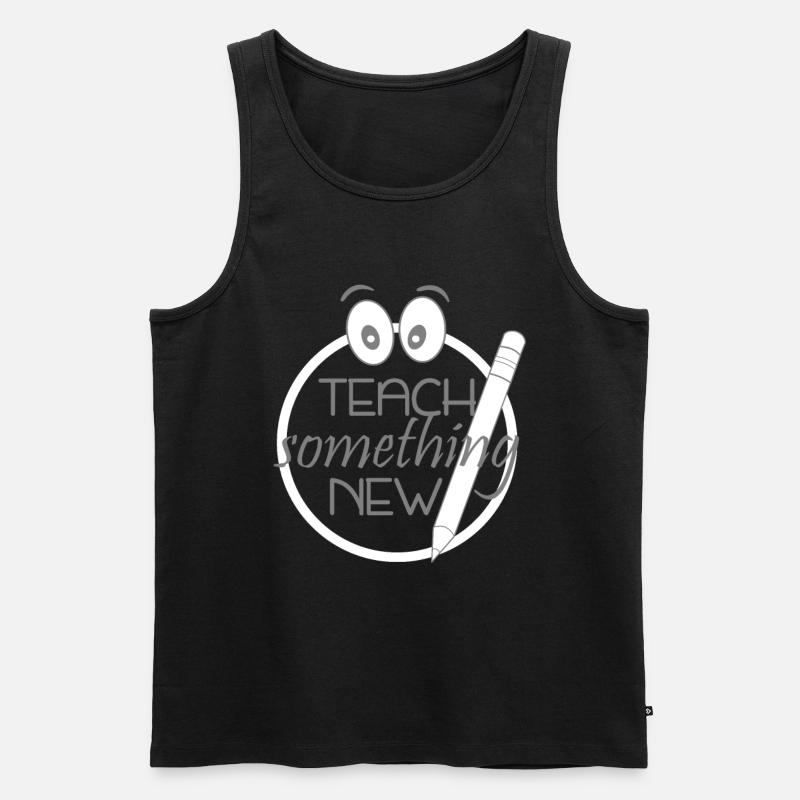 Lehrer - Männer Premium Bio Tank Top - Schwarz
