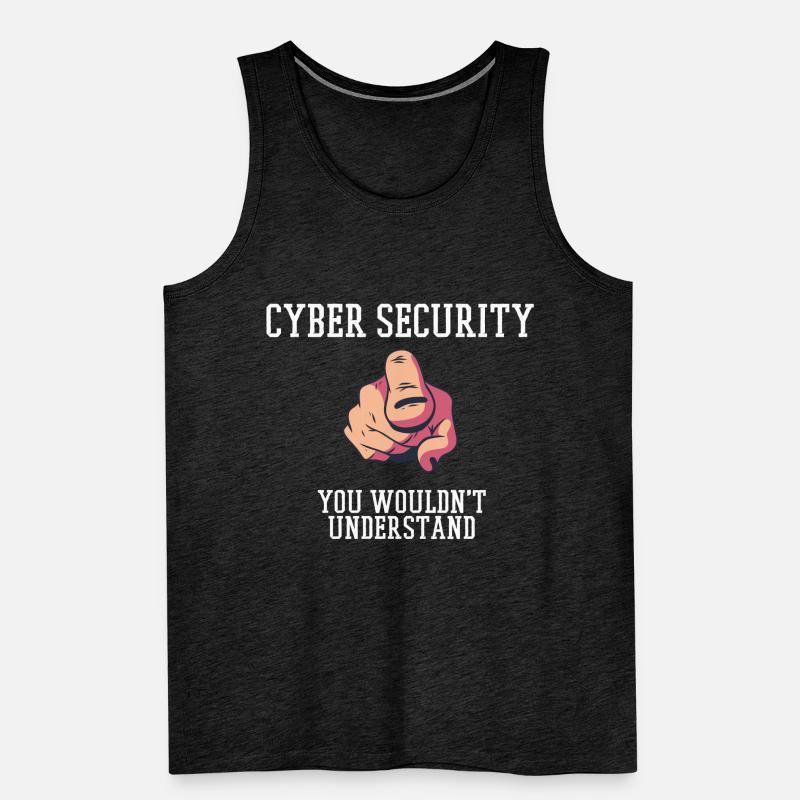 Cybersecurity - IT Security Computer Scientist Men's Premium Organic Tank Top