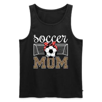 Soccer Mom - Männer Premium Bio Tank Top - Schwarz - Vorne - Michal (187cm)
