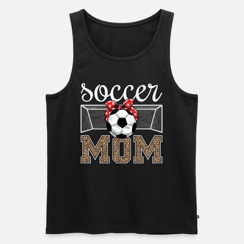 Soccer Mom - Männer Premium Bio Tank Top - Schwarz