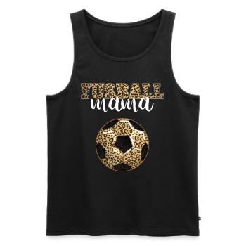Fußball Mama - Männer Premium Bio Tank Top - Schwarz - Vorne - Michal (187cm)