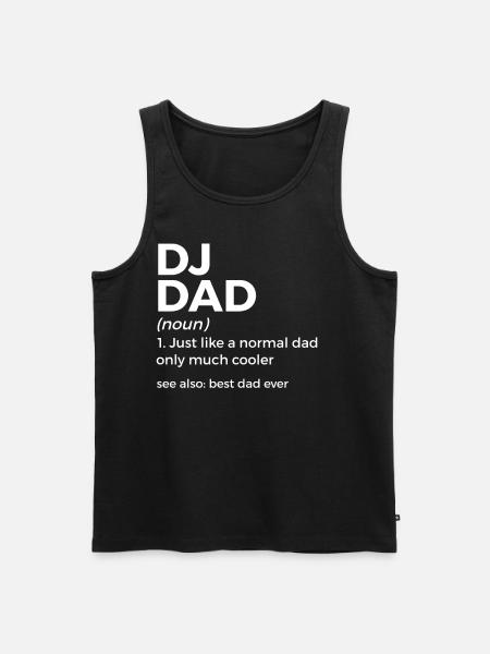 DJ Performance - Débardeur bio Premium Homme - noir