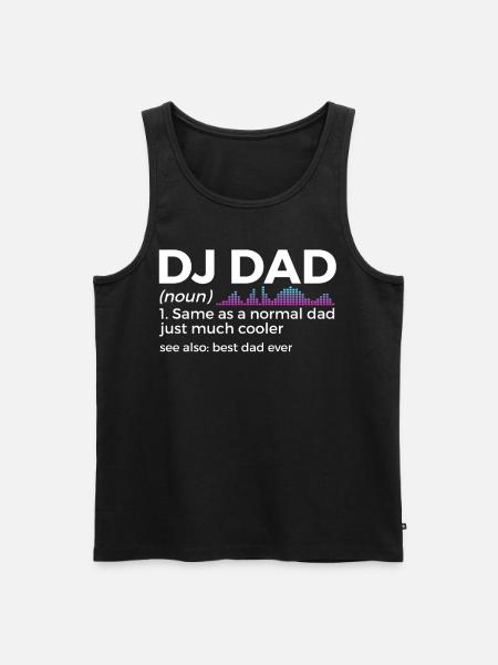 DJ Performance - Débardeur bio Premium Homme - noir
