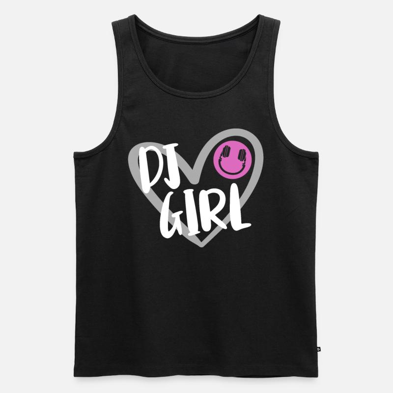 DJ Performance - Men's Premium Organic Tank Top - black