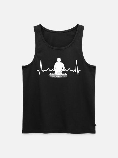 DJ Performance - Men's Premium Organic Tank Top - black