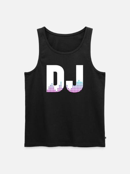 DJ Performance - Men's Premium Organic Tank Top - black