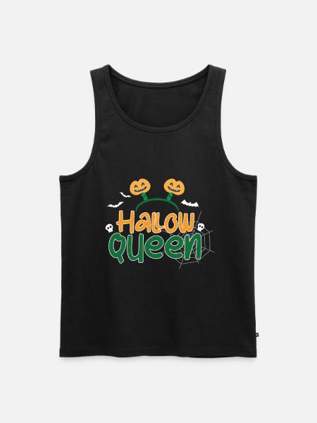 Hallow Queen - Men's Premium Organic Tank Top - black
