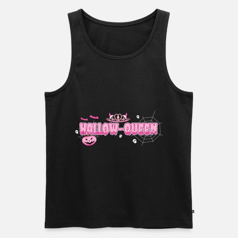 Hallow Queen - Männer Premium Bio Tank Top - Schwarz