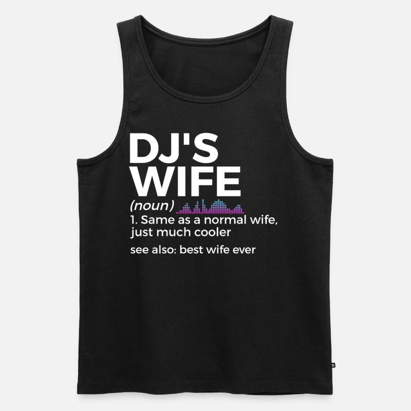 DJ Performance - Men's Premium Organic Tank Top - black