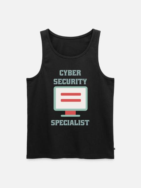 Cybersecurity - IT Security Computer Scientist - Men's Premium Organic Tank Top - black