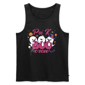 Pre K Boo Crew - Men's Premium Organic Tank Top - black - Front - AI Model Male 178 light (178cm)
