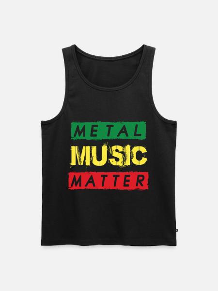 Metal Music Rocking Heavy Metal Hard Rock Metal - Men's Premium Organic Tank Top - black