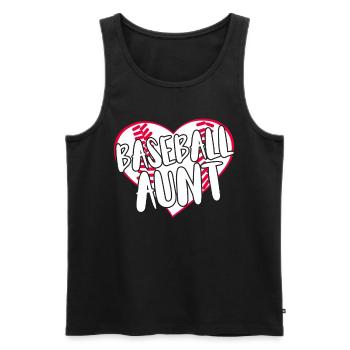 Baseball for Baseball Players - Men's Premium Organic Tank Top - black - Front - Michal (187cm)