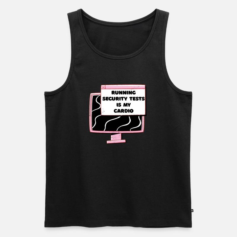 Cybersecurity - IT Security Computer Scientist - Men's Premium Organic Tank Top - black