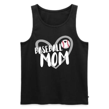 Baseball for Baseball Players - Men's Premium Organic Tank Top - black - Front - Michal (187cm)