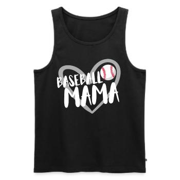 Baseball for Baseball Players - Men's Premium Organic Tank Top - black - Front - AI Model Male 178 light (178cm)